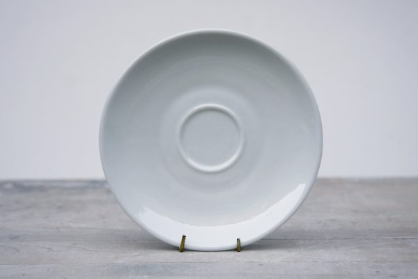 Lungo Saucer - White/Brown/Marbled