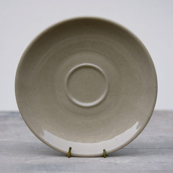 Lungo Saucer - White/Brown/Marbled - Image 4